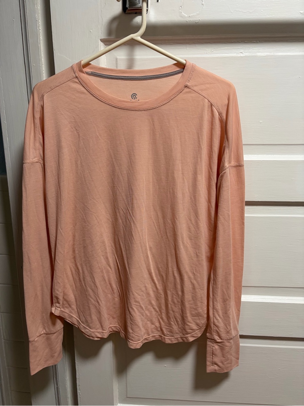 Champion Long Sleeve Crew Neck Shirt - Peach